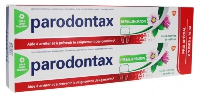 Parodontax Herbal Sensation Toothpaste, 2-Pack (75 ml each)
