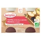 Babybio Appel en Pruim, vanaf 4 maanden, biologisch, 2 potjes van elk 130 g