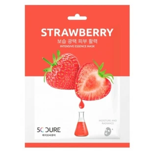 Jkosmec 5C Cure Essence Intensive Masque en Tissu Fraise 25 ml