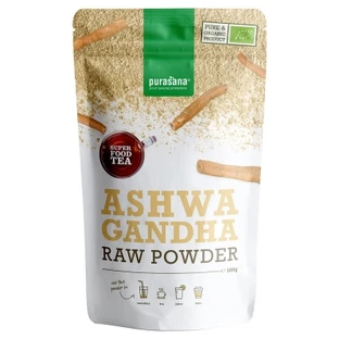 Purasana Super Food Tea: Ashwagandha ecológica en polvo, 100 g