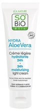 Léa Nature SO BIO étic Hydra Aloe Vera 24-Hour Organic Light Moisturizing Cream, 50 ml
