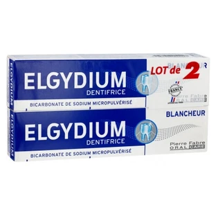 Pasta dentífrica blanqueadora Elgydium, paquete de 2 (75 ml cada una)