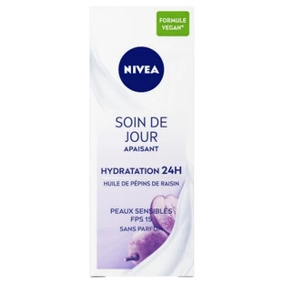 Crema de día calmante Nivea para piel sensible con SPF 15, 50 ml