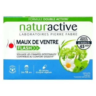 Naturactive Flash Maagpijn 10 capsules