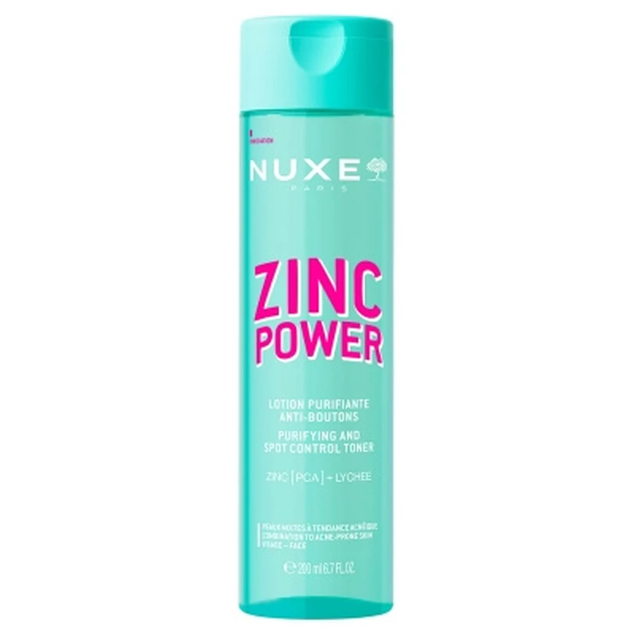 Loción purificante antiacné Nuxe Zinc Power, 200 ml