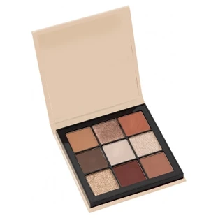 Paleta de sombras de ojos «Nude Brown» de Peggy Sage, 9 tonos