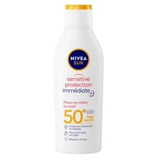 Loción solar Nivea Sun Sensitive con protección instantánea, SPF 50+, 200 ml