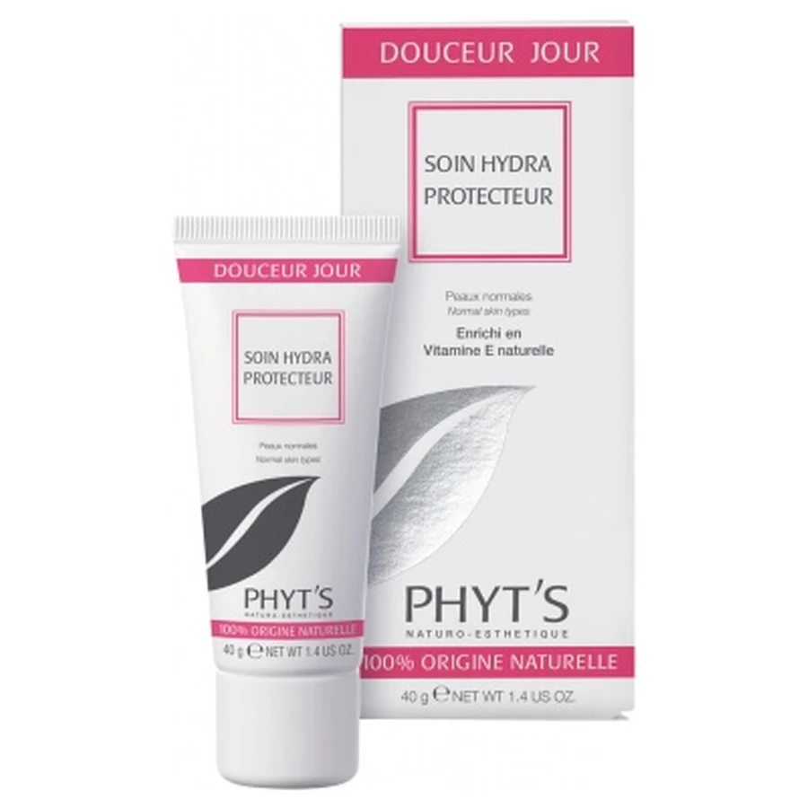 Crema de día suave de Phyt's: crema hidratante y protectora ecológica, 40 g