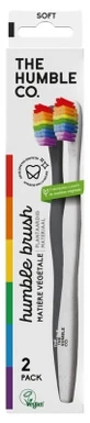 The Humble Co. 2 cepillos de dientes suaves de origen vegetal