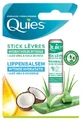 Barra hidratante intensa para el cuidado de los labios Quies con aloe vera y aceite de coco, 4,5 g