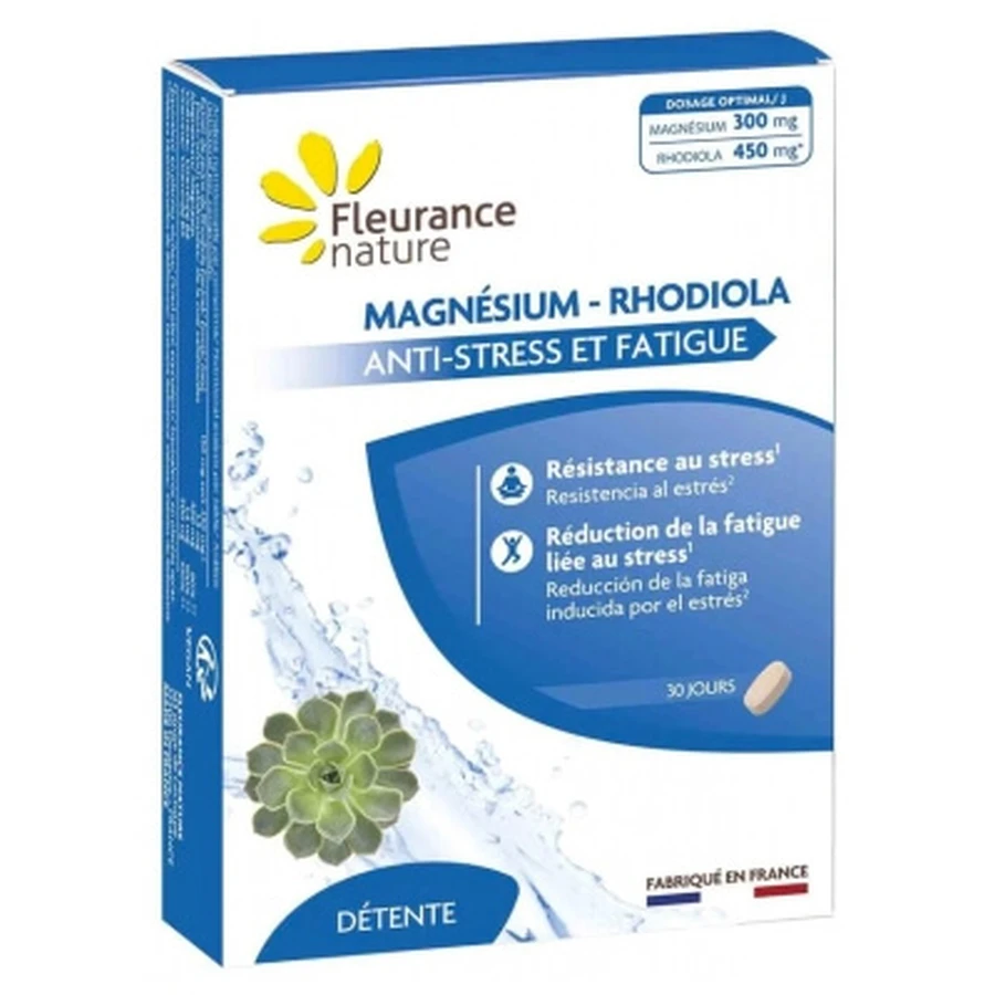Fleurance Nature Magnésium - Rhodiola 30 Comprimés