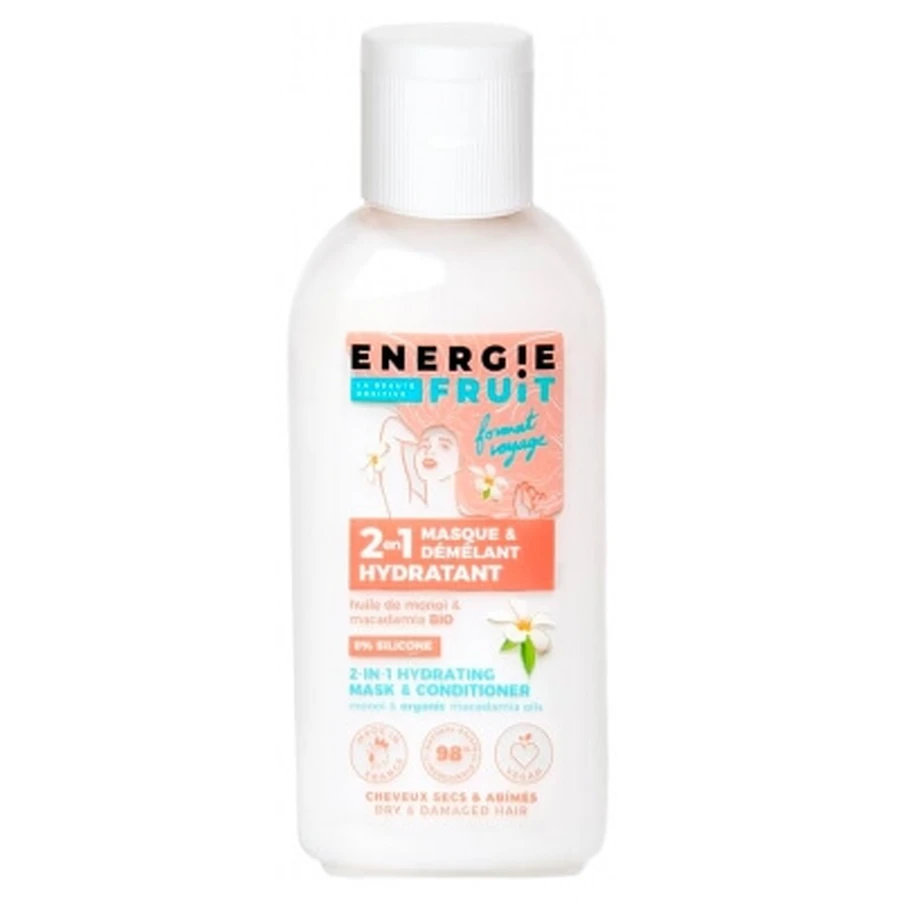 Energie Fruit 2-in-1-Feuchtigkeits- und Entwirrungsmaske mit Monoï und Macadamia Energie Fruit 75 ml