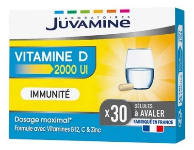 Juvamine Vitamin D, 30 Capsules