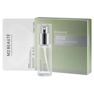 M2 BEAUTÉ Ultra Pure Solutions: mascarilla híbrida para el contorno de los ojos «Second Skin» con colágeno, 30 ml