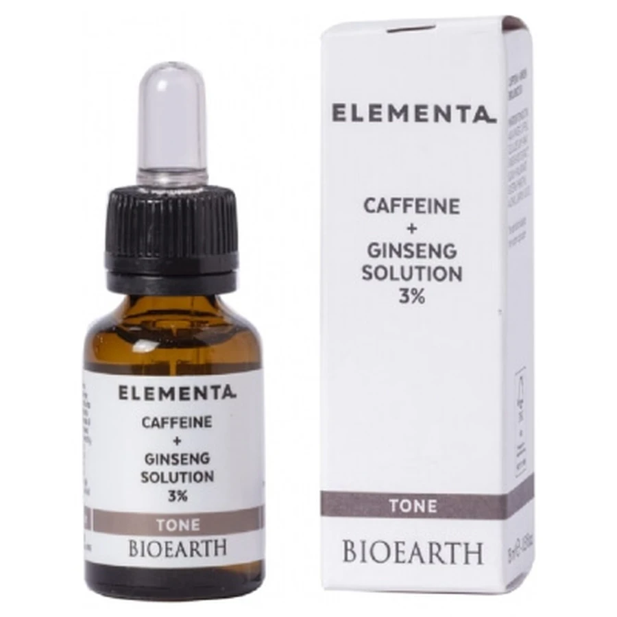 Bioearth Elementa Tone Solution met cafeïne + ginseng 3% 15 ml