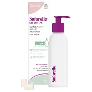 Kit de recambio de Saforelle para el cuidado íntimo calmante, con 1 botella + 2 barras