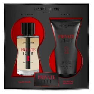 Jeanne Arthes Private Club Geschenkset: Eau de Toilette 100 ml + Duschgel für Körper und Haare 150 ml