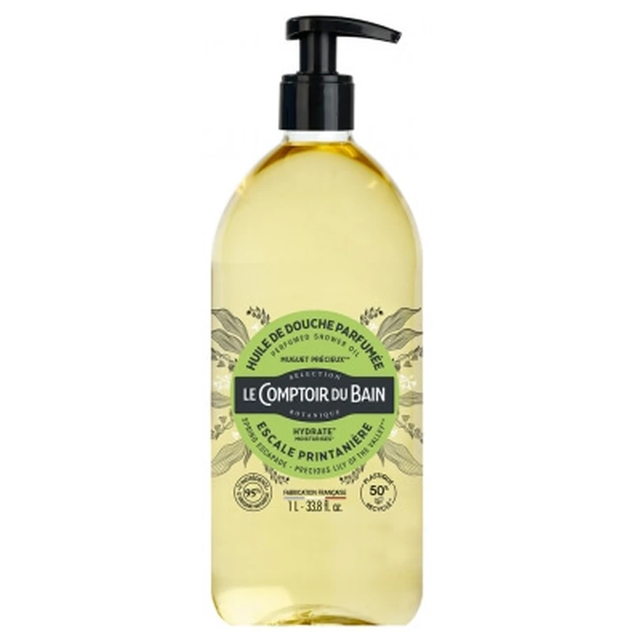 Le Comptoir du Bain Scented Shower Oil "Spring Escape" 1 L