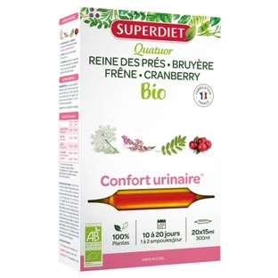 Superdiet Organic Urinary Comfort Quartet, 20 Ampoules