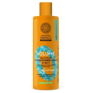 Natura Siberica Oblepikha: Acondicionador y mascarilla de colágeno 2 en 1, 400 ml