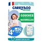 Carryboo Nature Patterned Natural Diapers, 42 Diapers, Size 4+ (9–20 kg)