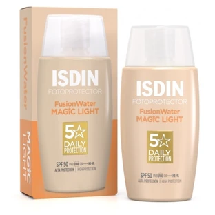 Isdin Fusion Water Magic Light getinte zonnebrandcrème SPF 50, 50 ml