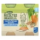 Blédina „Les Récoltes Engagées“ – Möhren, Lauch, Dinkel und Wildlachs – Für Babys ab 6 Monaten – 2 Gläschen