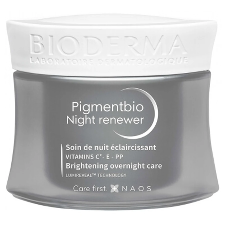 Bioderma PigmentBio Night Renewer, crema de noche iluminadora, 50 ml