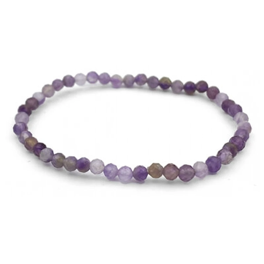 Natura Square Faceted Amethyst Bracelet