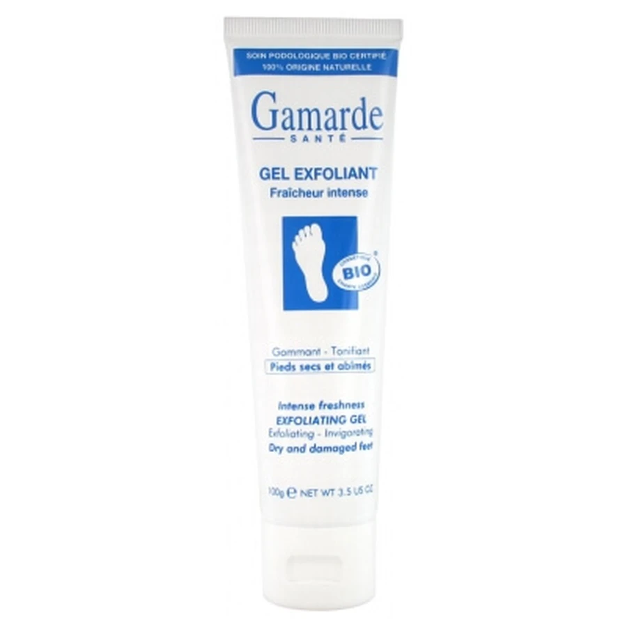 Gel exfoliante ecológico Gamarde para pies secos y dañados, 100 g