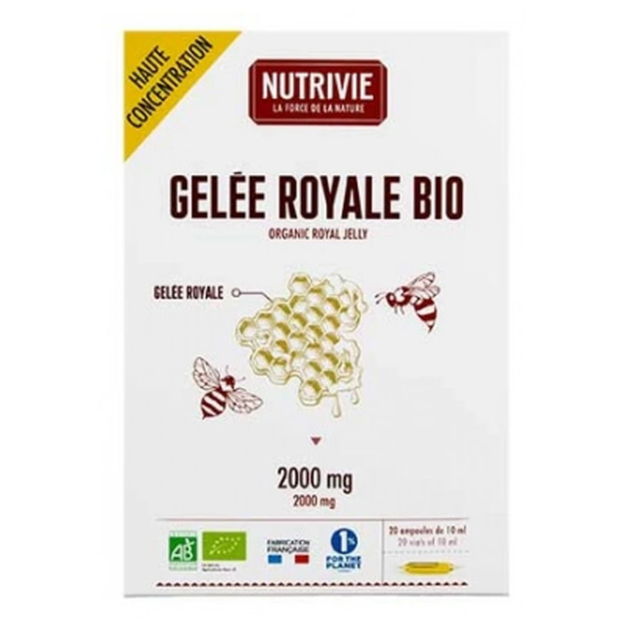 Pappa reale biologica Nutrivie, 20 fiale
