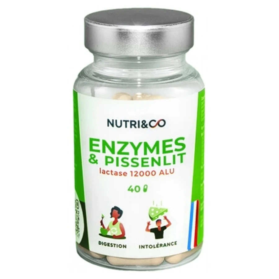 Nutri&Co Enzymen & Paardenbloem 40 capsules