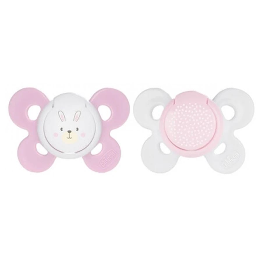 Chicco Physio Comfort 2 Silicone Pacifiers, 0–6 Months