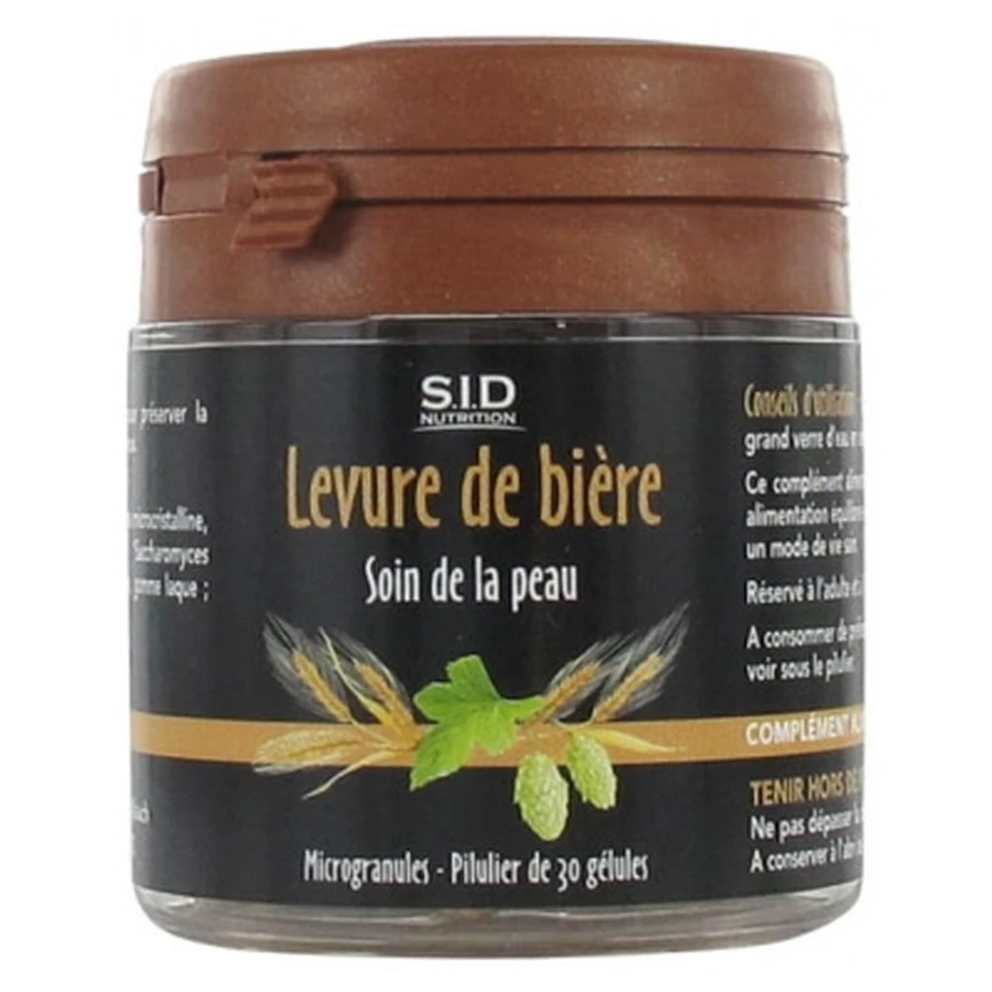 S.I.D Nutrition Huidverzorging Biergist 30 capsules