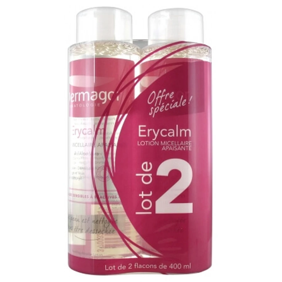 Dermagor Erycalm Beruhigende Mizellenlotion, 2er-Pack (je 400 ml)