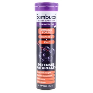 Sambucol Immuno Forte – Natürliche Abwehrkräfte – 15 Brausetabletten
