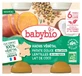 Babybio Vegetable Puree with Sweet Potato, Lentils, and Coconut Milk, 6 Months and Up, Organic, 2 Jars of 200 g Each