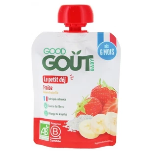 Good Goût Bio-Erdbeer-Frühstück für Babys ab 6 Monaten, 70 g