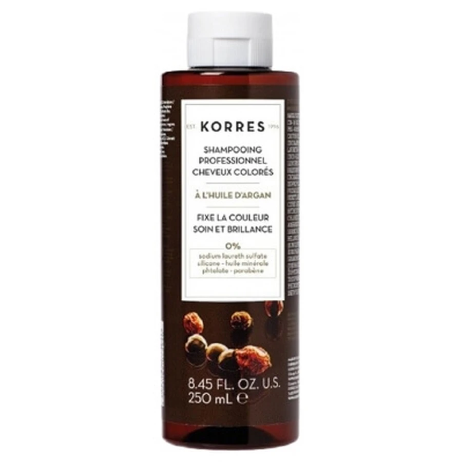 Champú profesional Korres para cabello teñido, 250 ml
