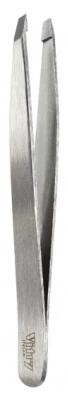 Vitry Professional Angled Tweezers, Stainless Steel, 9 cm