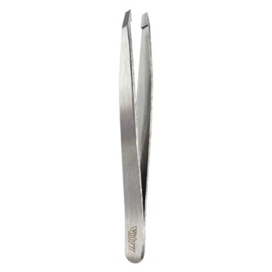 Vitry Professional Angled Tweezers, Stainless Steel, 9 cm