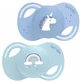 Luc and Léa Collection: 2 Anatomical Pacifiers with Extra-Thin Nipple, 18 Months and Up