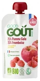Good Goût Gala Apple and Raspberry, Organic, for Babies 4 Months and Up, 120 g