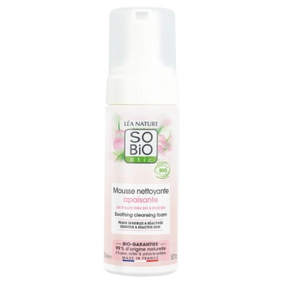 Léa Nature SO BIO étic Bio-Reinigungsschaum mit beruhigender Wirkung 150 ml