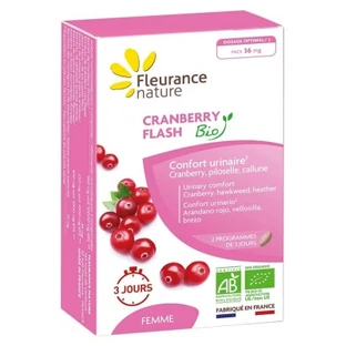 Fleurance Nature Biologische Cranberry Flash, 14 tabletten