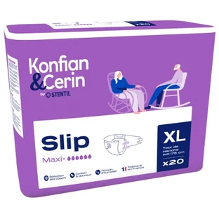 Stentil Konfian & Cerin Slip Maxi+ 20 complete luiers voor volwassenen, maat XL
