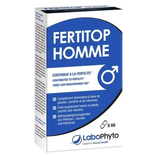 Labophyto Fertitop for Men, 60 Vegetable-Based Capsules