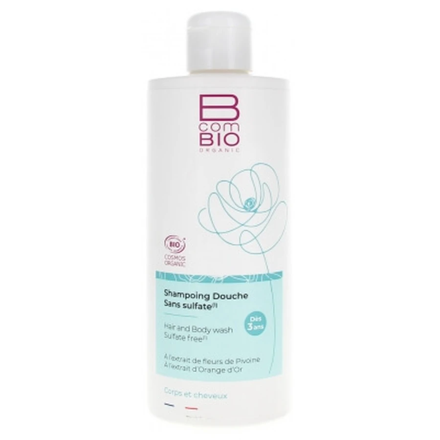 BcomBIO Bio-Shampoo und Duschgel ohne Sulfate, 500 ml
