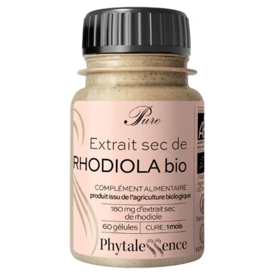 Phytalessence Pure Rhodiola Bio 60 Gélules