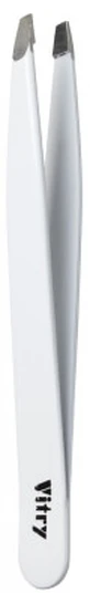 Vitry Professional Angled Stainless Steel Tweezers, Color, 9 cm